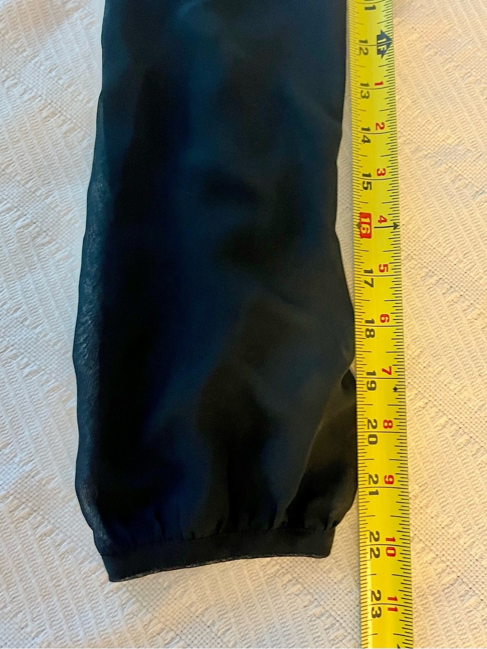 Draper James Black Chiffon Ruffle-Hem Mini Dress - Picture 8 of 10